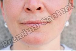 Mouth Woman White Chubby